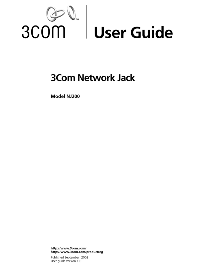 3Com IntelliJack NJ200 User manual