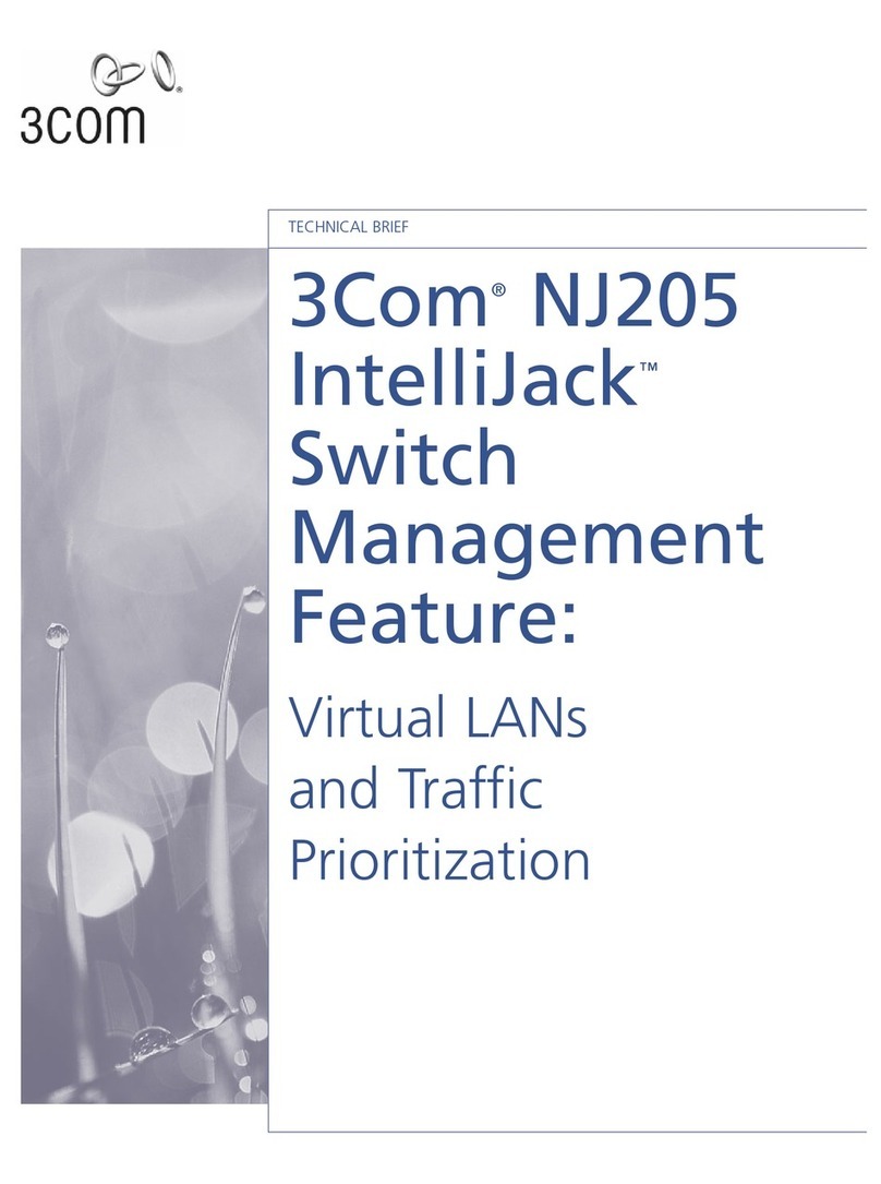 3Com NJ205 - IntelliJack Switch Features guide