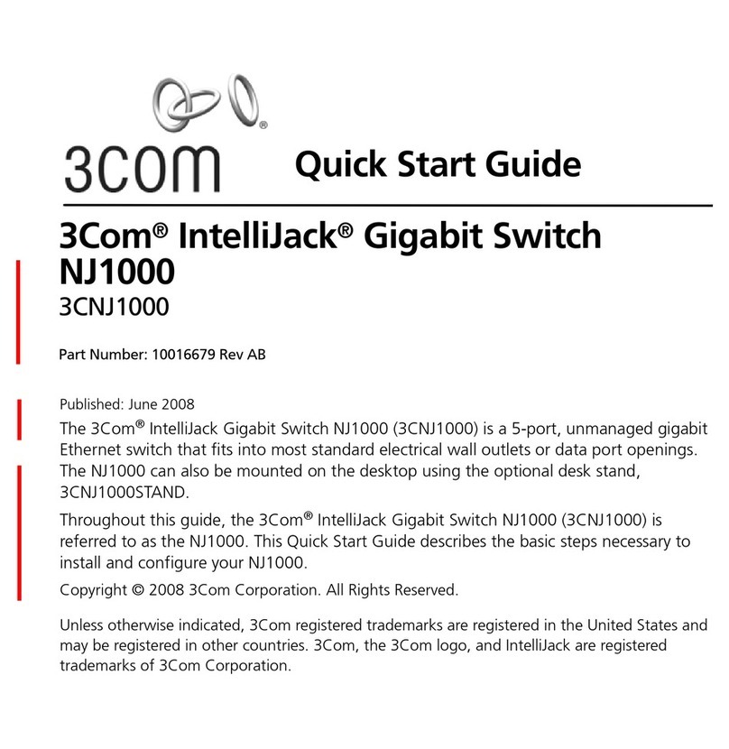 3Com IntelliJack NJ1000 User manual