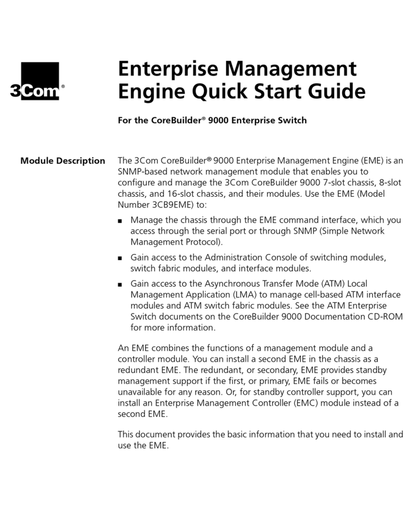 3Com CoreBuilder 9000 quick start guide