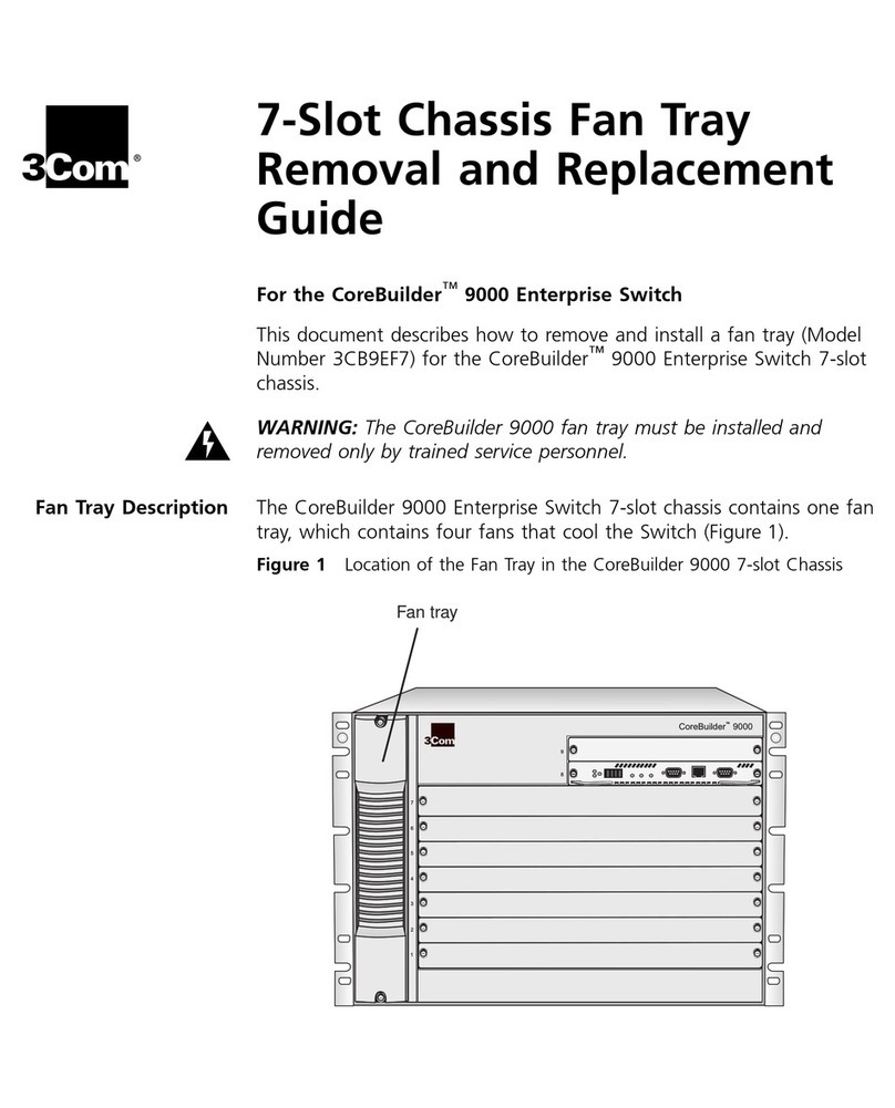 3Com CoreBuilder 9000 Removal and Replacement Guide