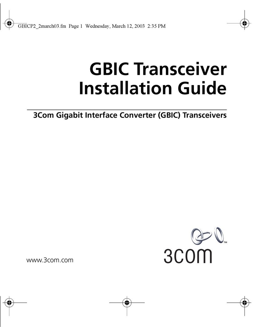 3Com CoreBuilder 9000 User manual