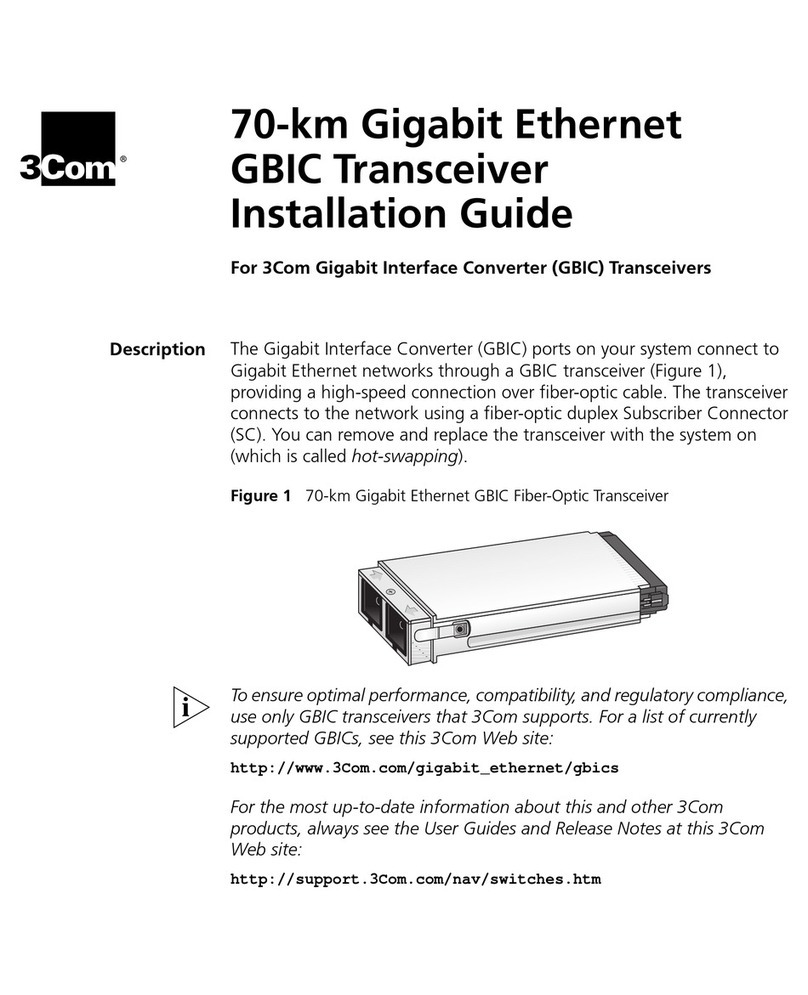 3Com CoreBuilder 3500 User manual