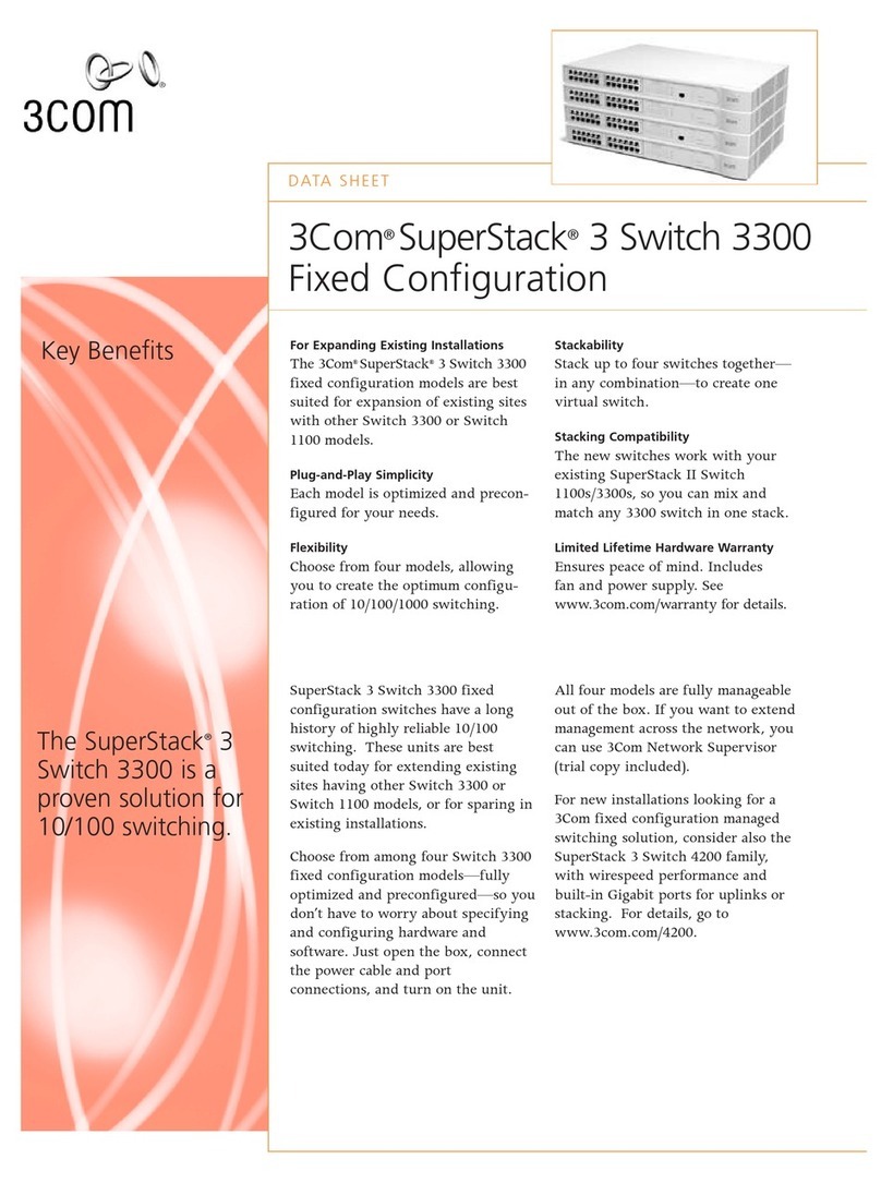 3Com SuperStack 3 3300 User manual
