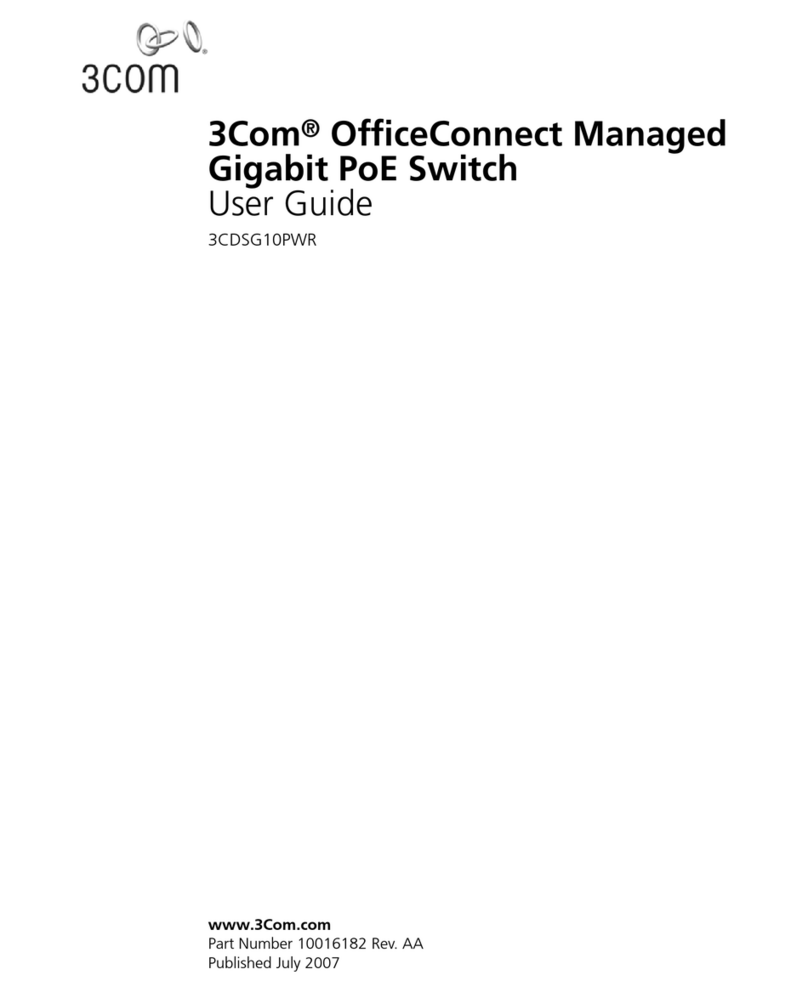 3Com 3CDSG10PWR - OfficeConnect Managed Gigabit PoE... user guide
