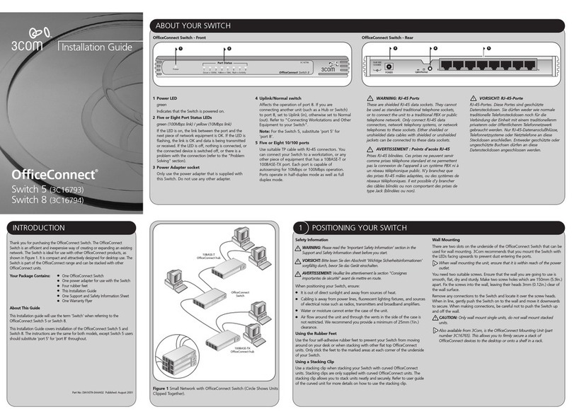 3Com OfficeConnect 5 User manual