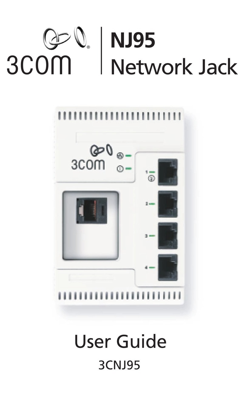 3Com NJ95 Network Jack user guide