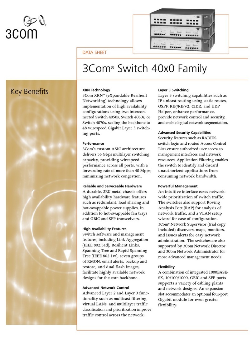 3Com SWITCH 4050 datasheet 3Com SWITCH 4050 datasheet