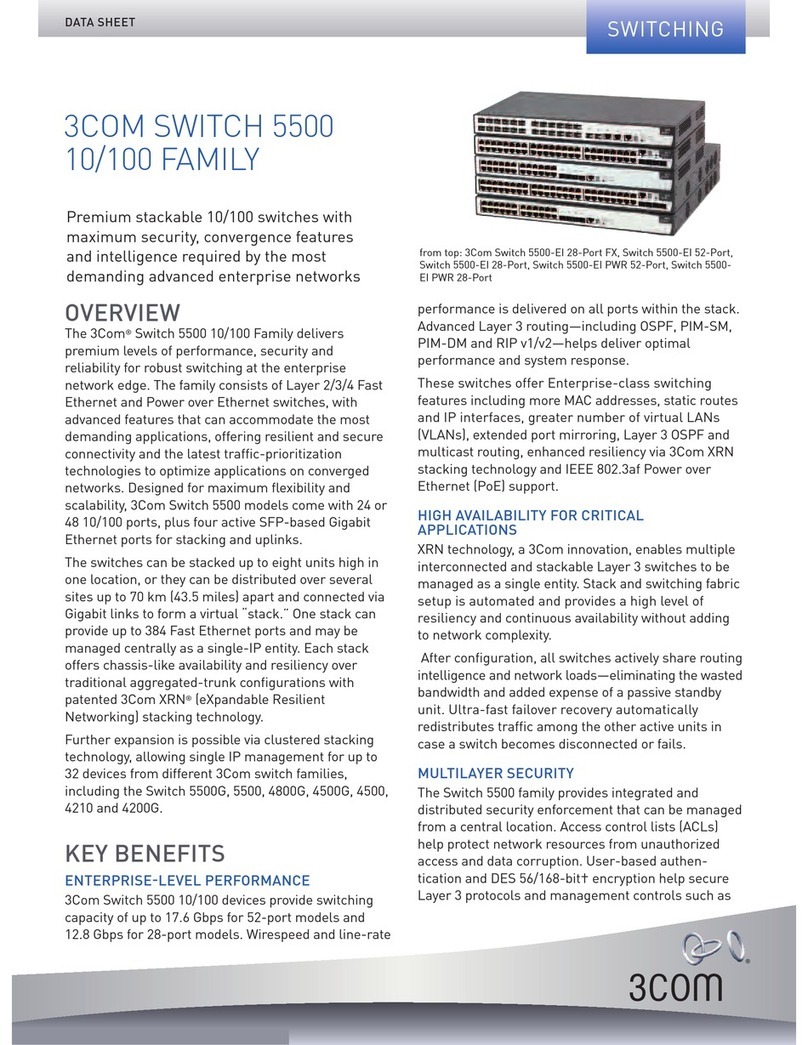 3Com 5500-EI Series User manual