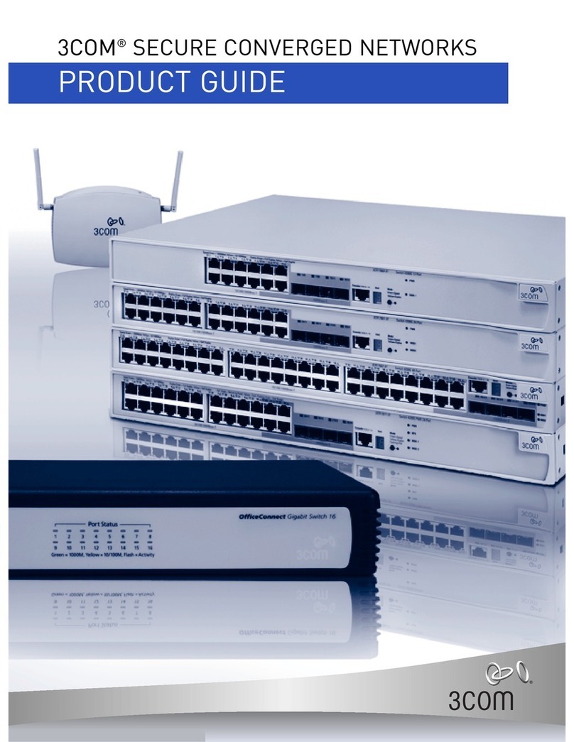 3Com Switch 7754 User manual