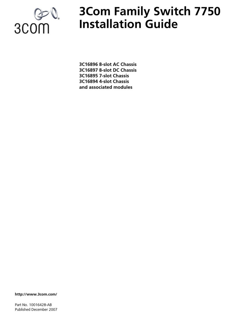 3Com Switch 7754 User manual