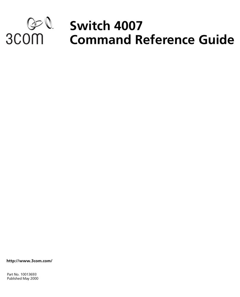 3Com 4007 Operating manual