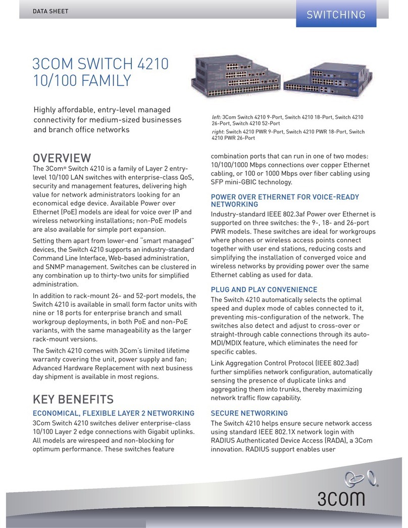 3Com 4210 Series User manual