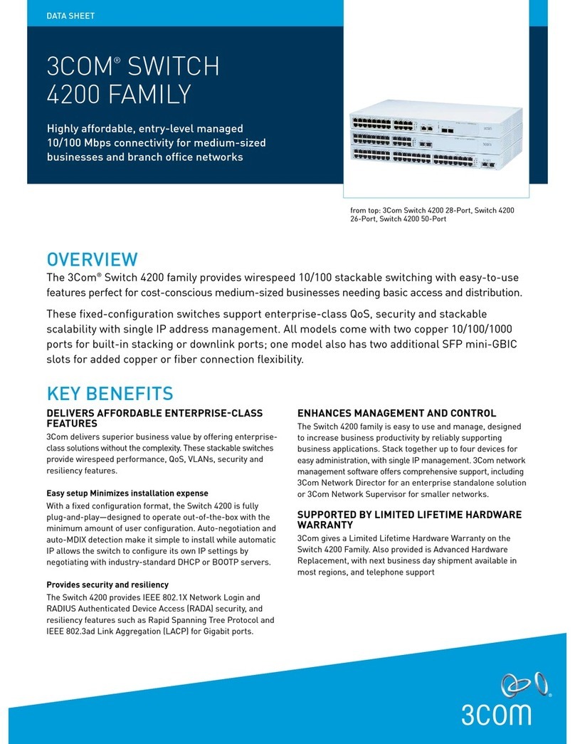 3Com 3Com SuperStack 3 Switch 4200 Family User manual