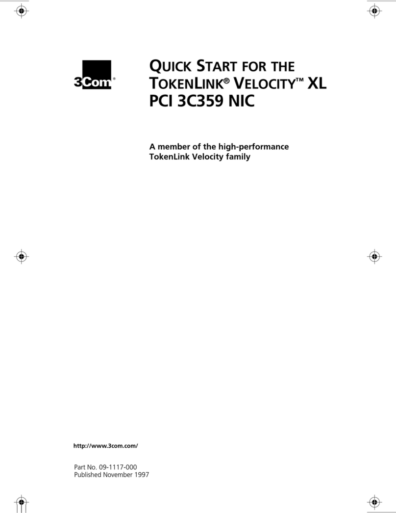 3Com TokenLink 3C359 quick start 3Com TokenLink 3C359 quick start