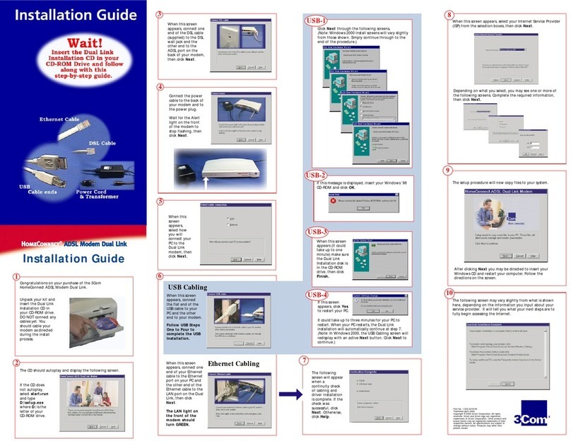 3Com HomeConnect 3CP4130 installation guide