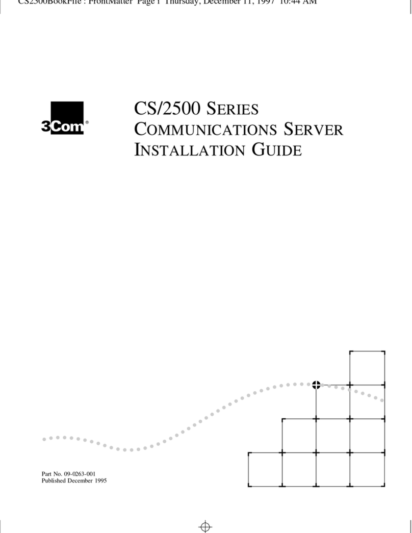 3Com CS/2500 User manual