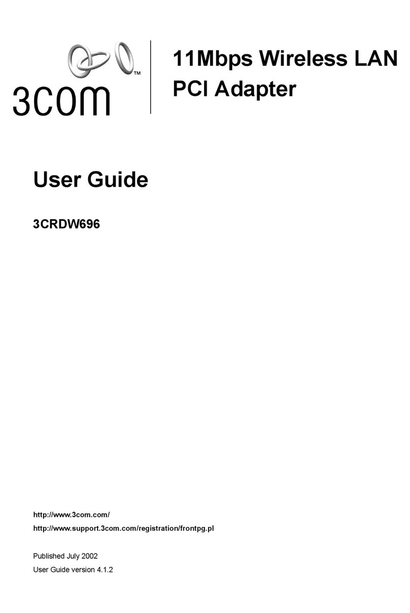 3Com 3CRDW696 User manual