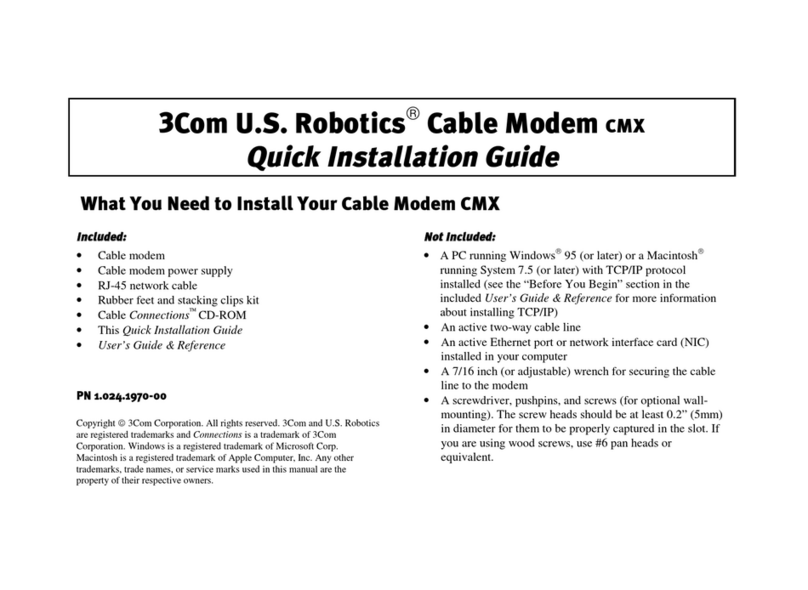 3Com CMX 3CR292-DE56 User manual