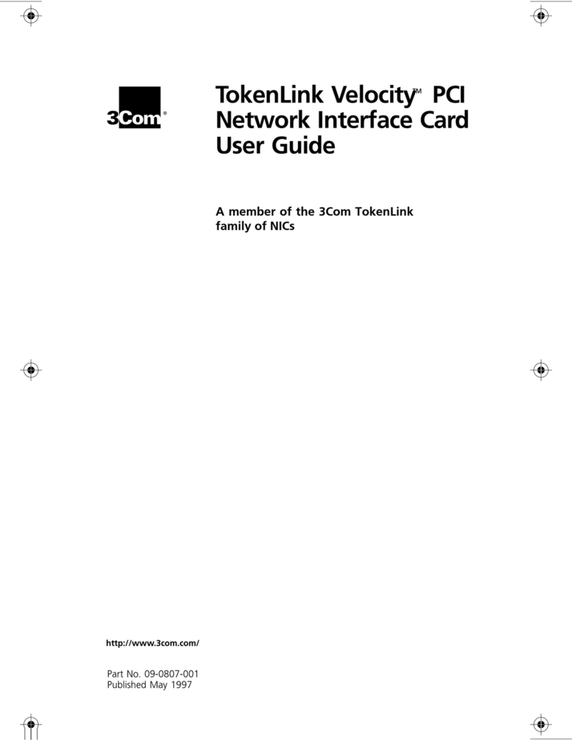 3Com TokenLink 3C339 user guide