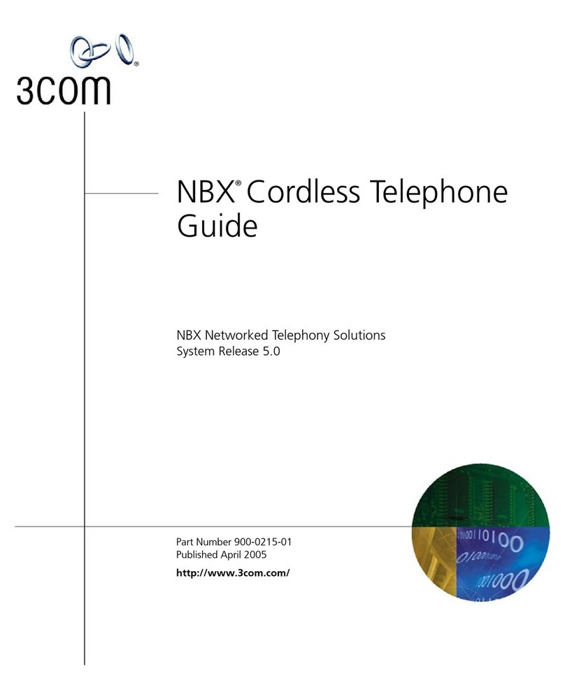 3Com 3106c - NBX Wireless VoIP Phone user guide