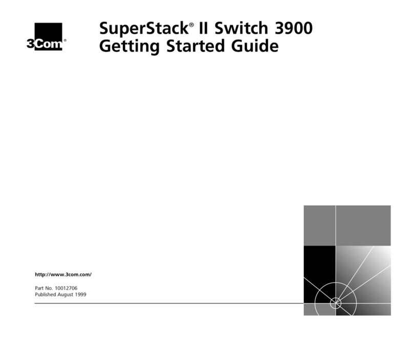3Com SuperStack II 3900 Getting started guide 3Com SuperStack II 3900 Getting started guide