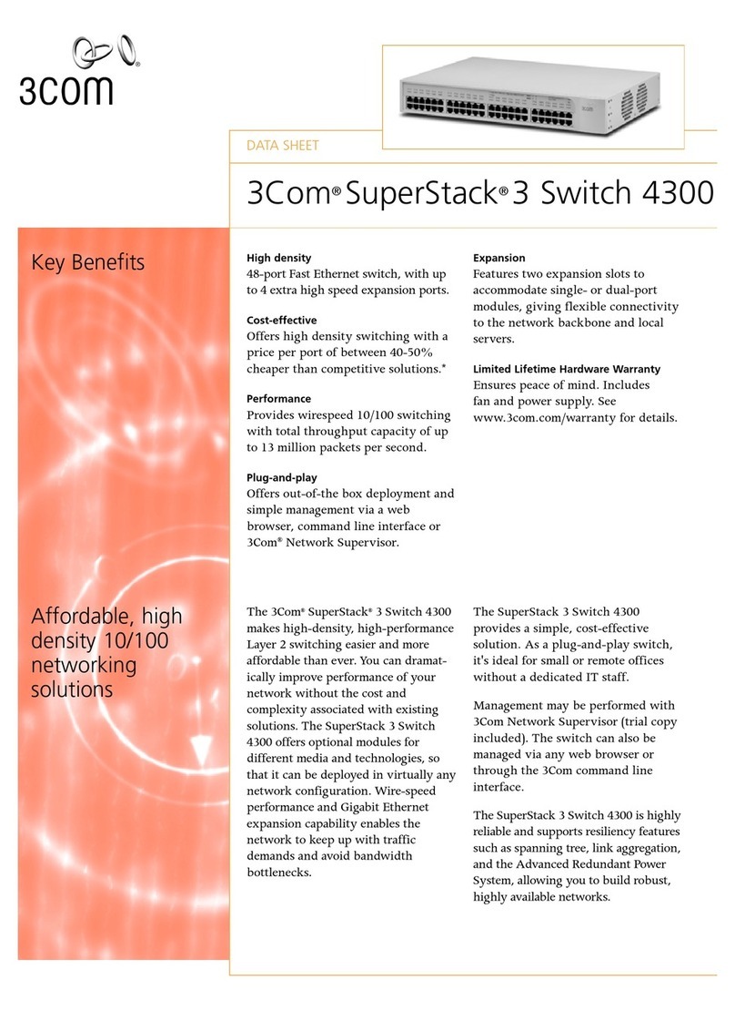 3Com SuperStack 3 4300 User manual