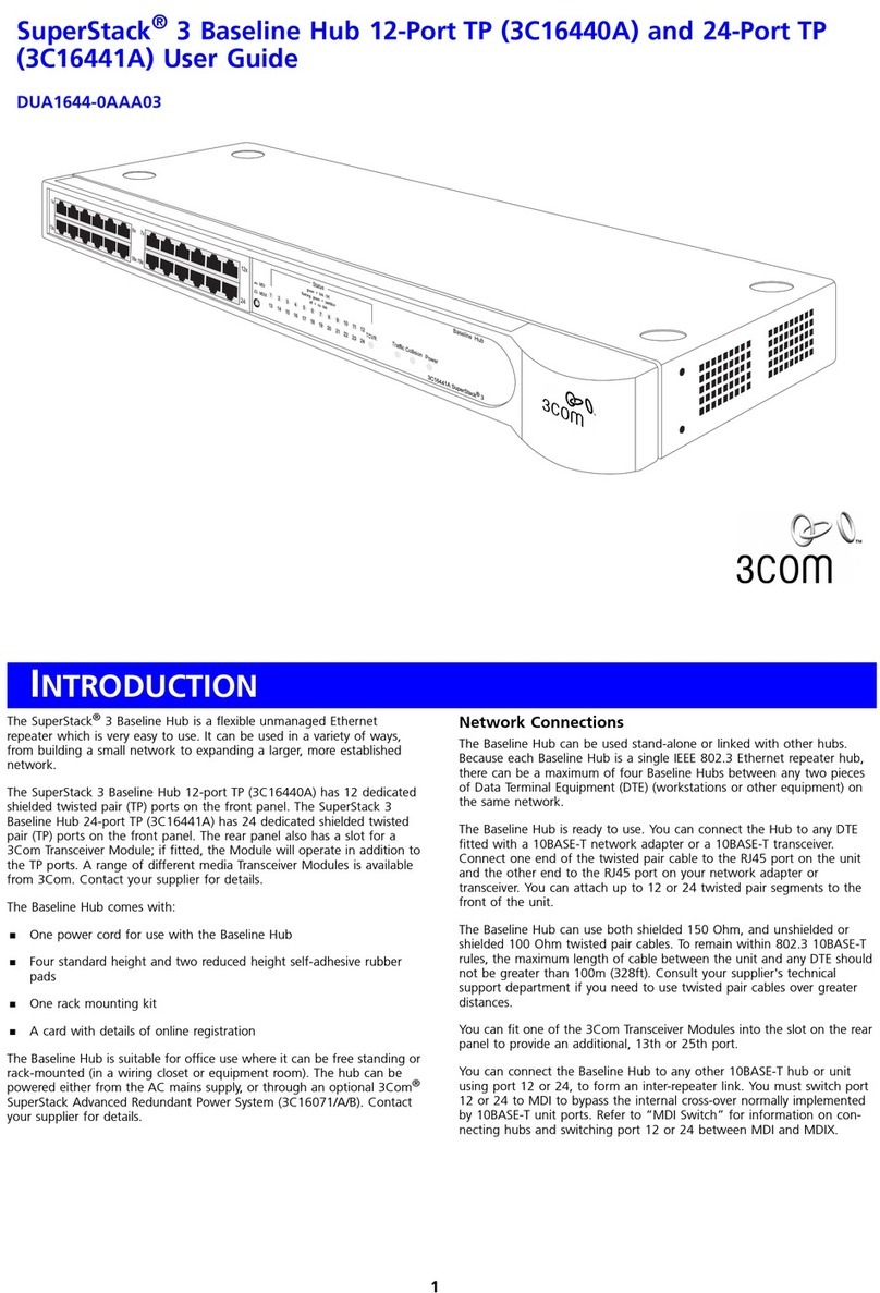 3Com Switch 4800G PWR 24-Port user guide