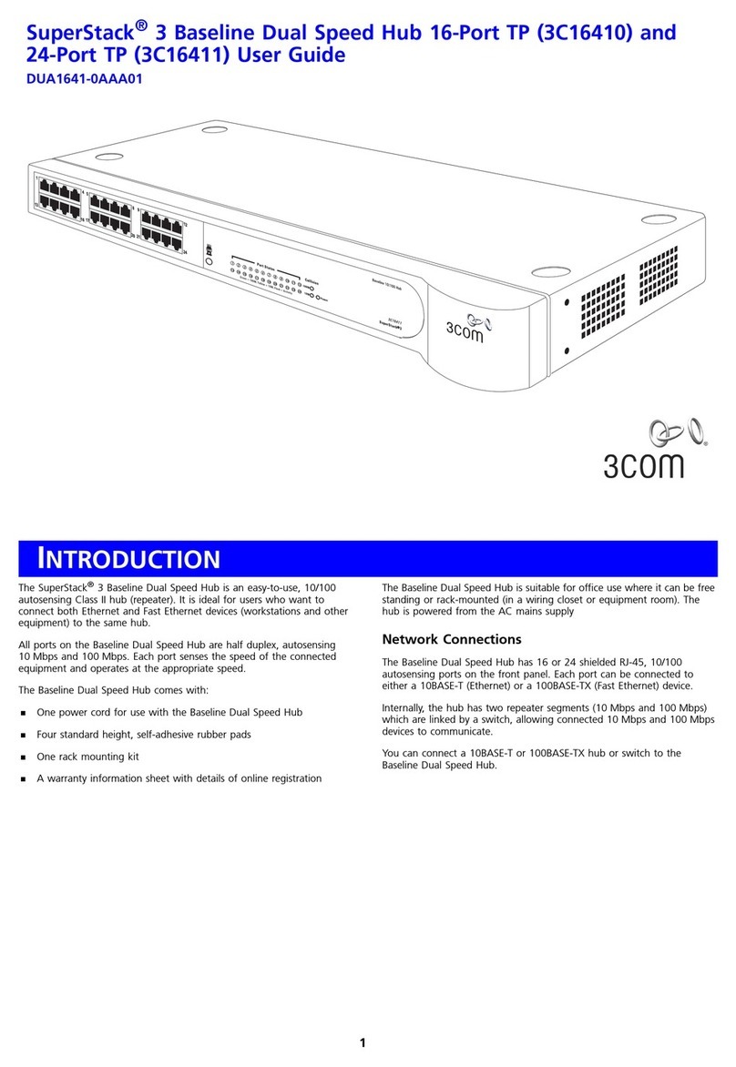 3Com SuperStack 3 3C16410 user guide