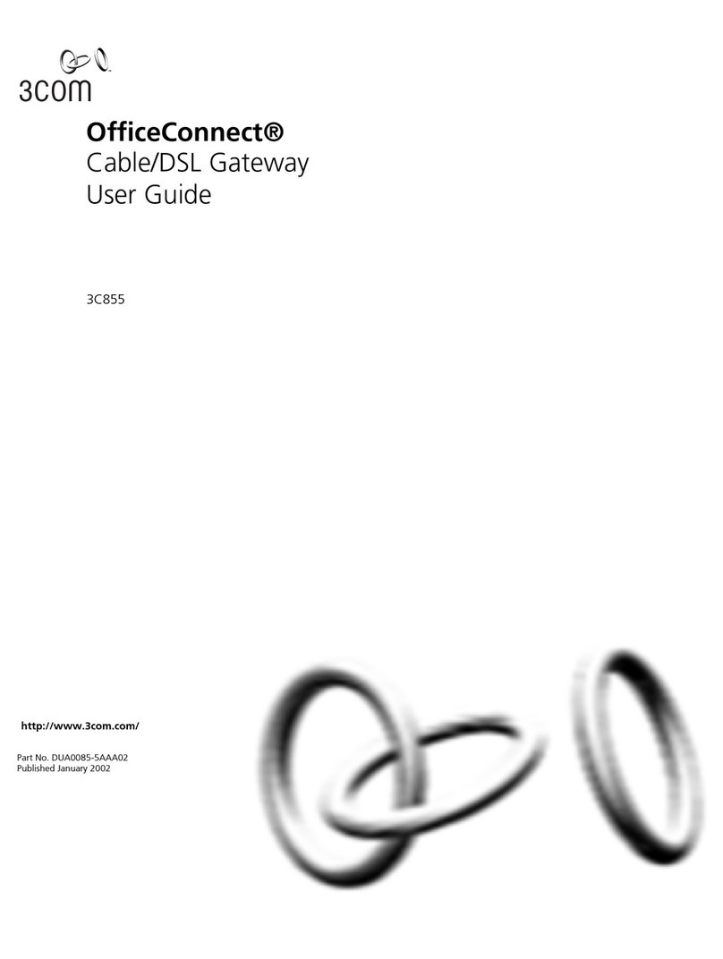 3Com OfficeConnect 3C855 User manual