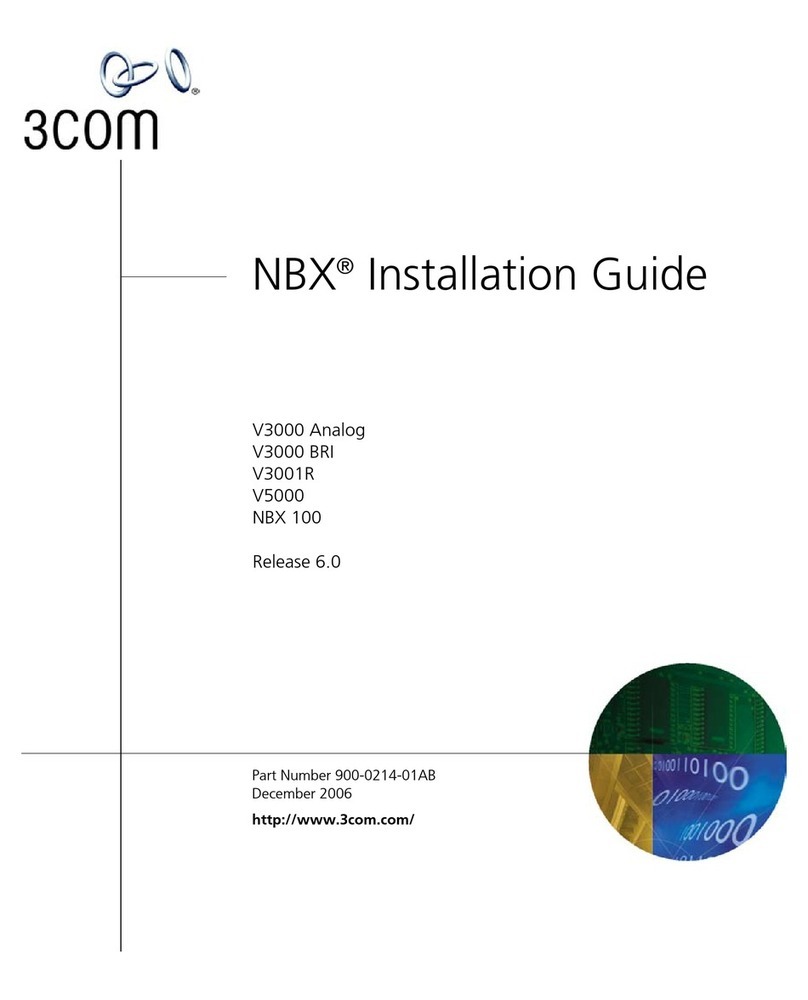 3Com NBX 100 User manual