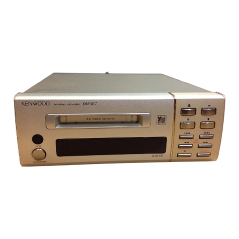 Kenwood DM-SE7 User manual Kenwood DM-SE7 User manual