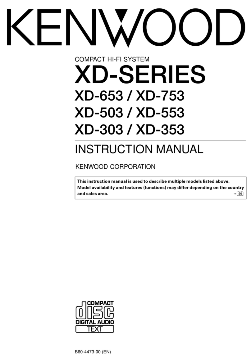 Kenwood XD-753 instruction manual