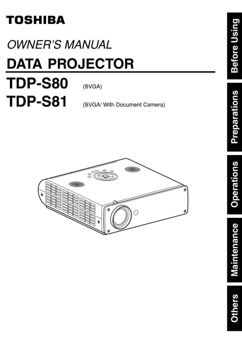 Toshiba TDP-S80U User manual