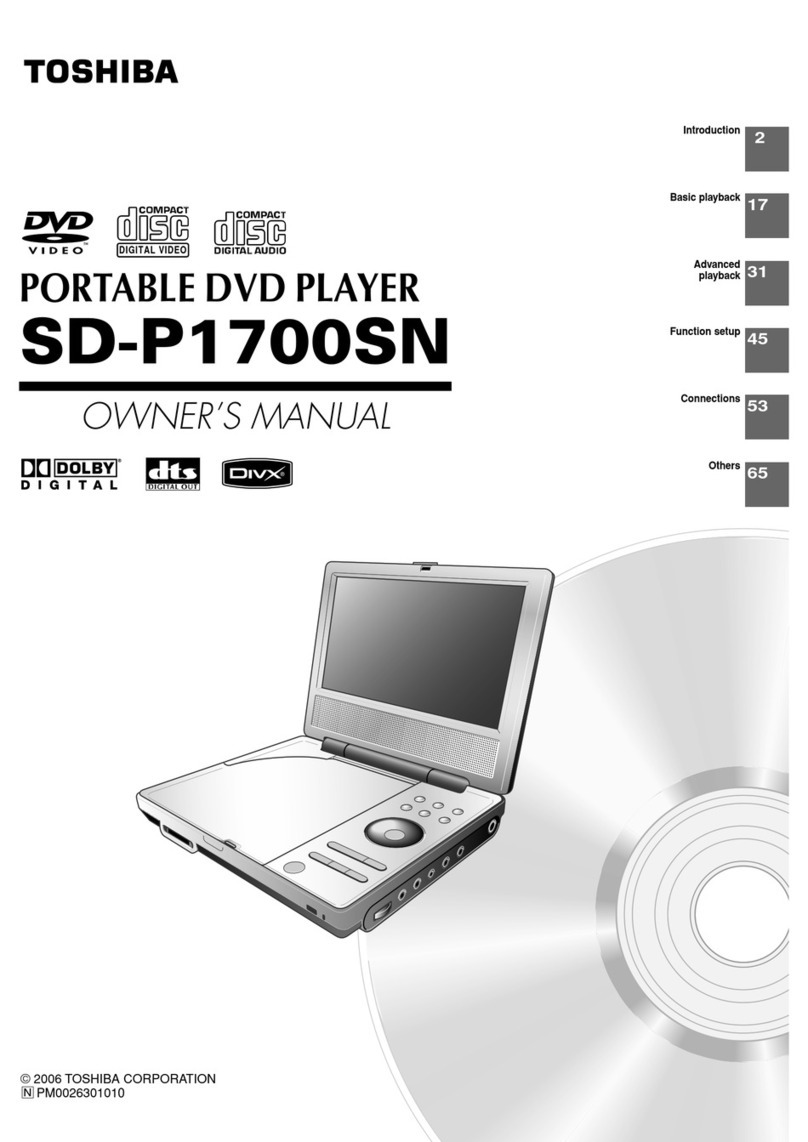 Toshiba SD-P1700SN User manual