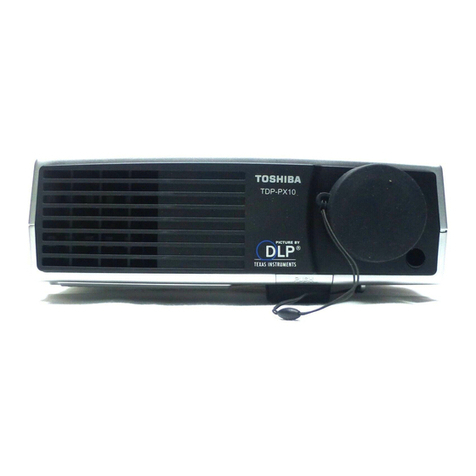 Toshiba TDP-PX10U - XGA DLP Projector User manual