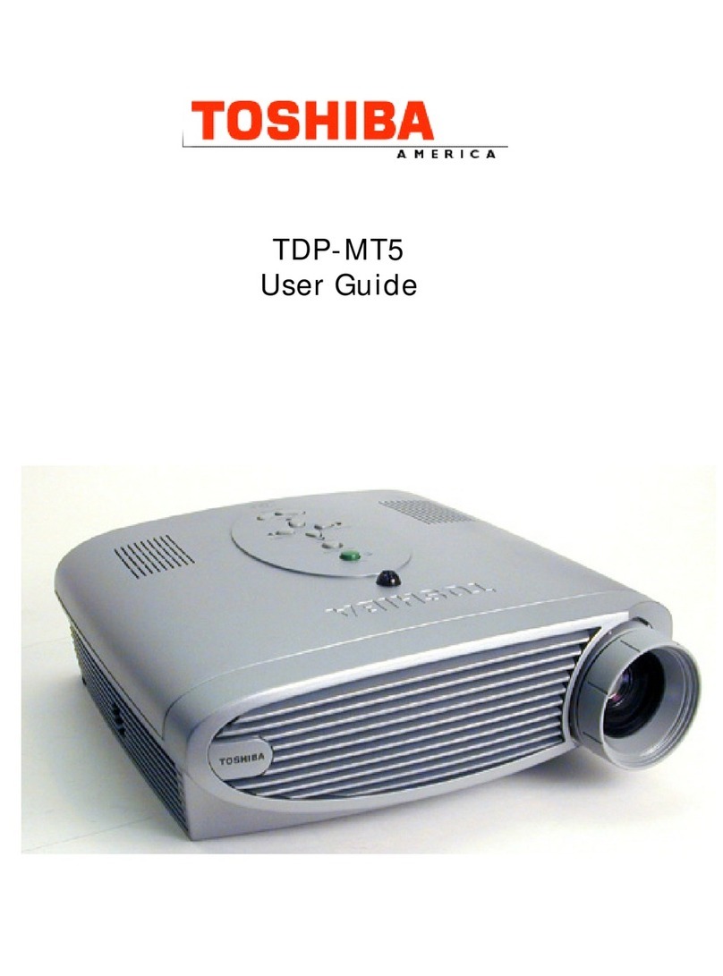 Toshiba TDP-MT5U User manual