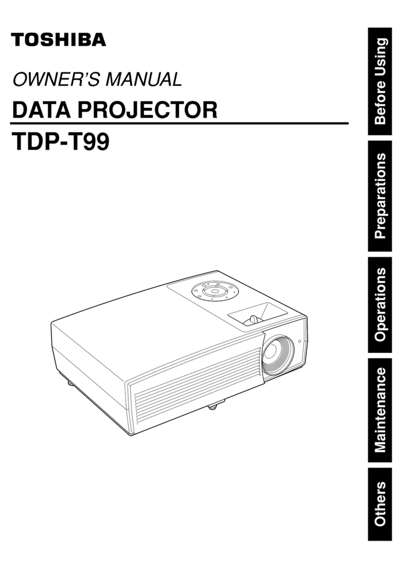 Toshiba TDP-T99U owner's manual