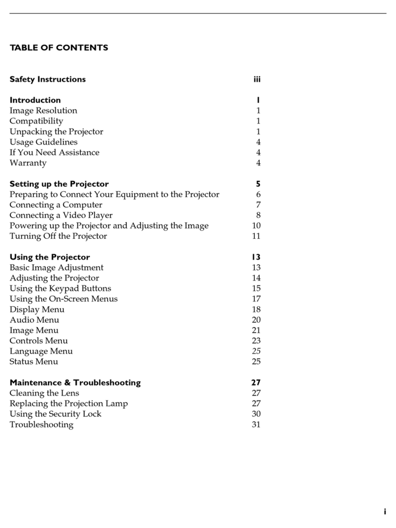 Toshiba TDP-S1-US User manual