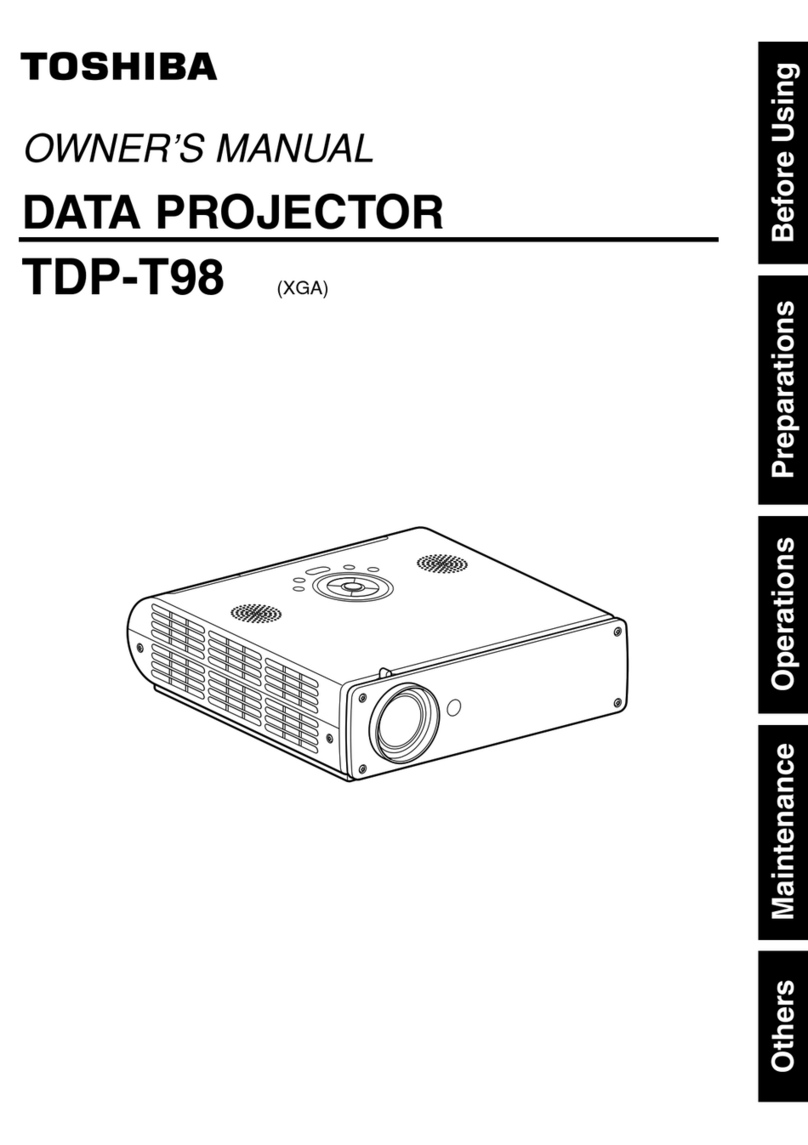 Toshiba TDP-T98U User manual