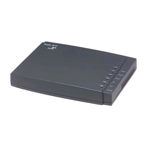 3Com Router 3012 Operating manual