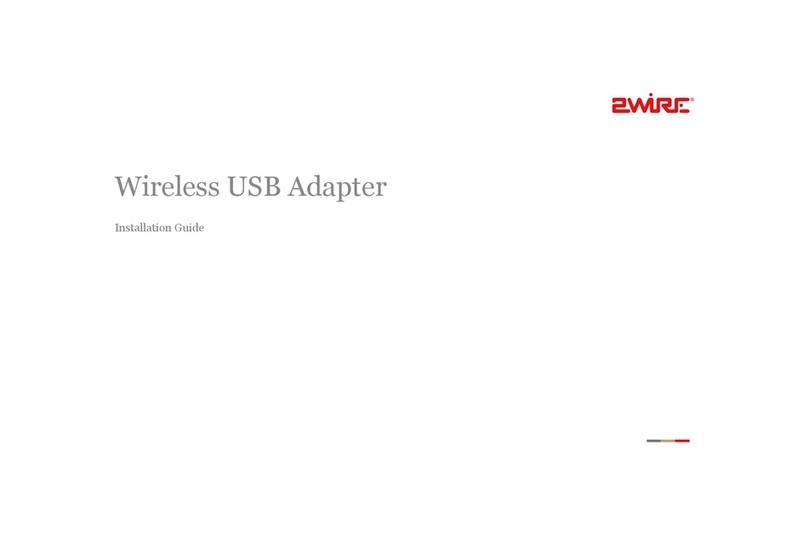 2-Wire Wireless USB Adapter User manual