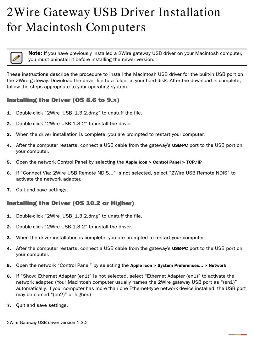 2-Wire Gateway 100 Series Assembly instructions