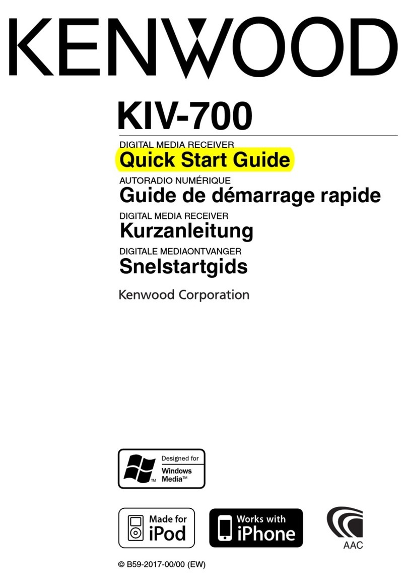 Kenwood KIV-700 quick start guide