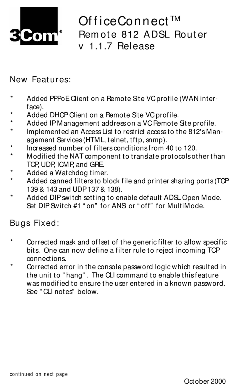 3Com OfficeConnect 3CP4144 release note