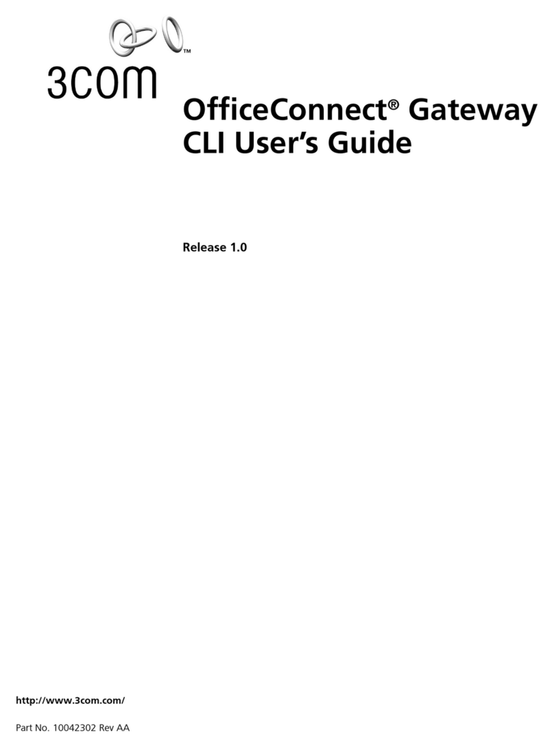3Com OfficeConnect 3C100XF User manual