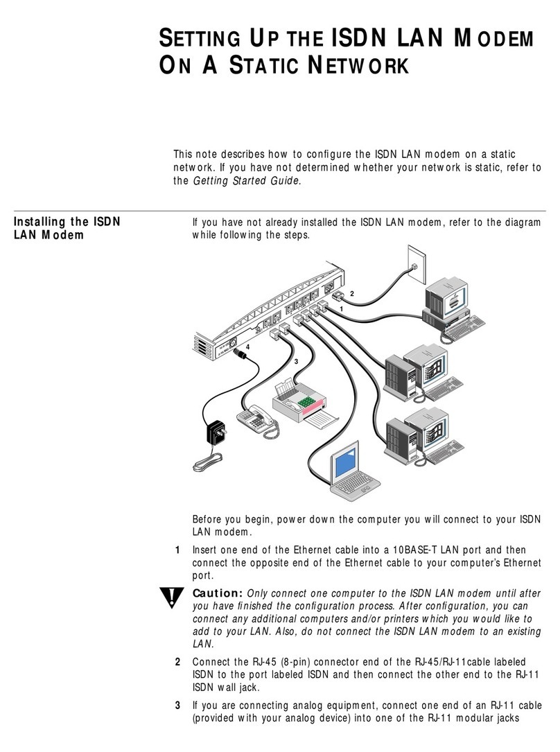 3Com 3C892 - OfficeConnect ISDN Lan Modem Router Setting up