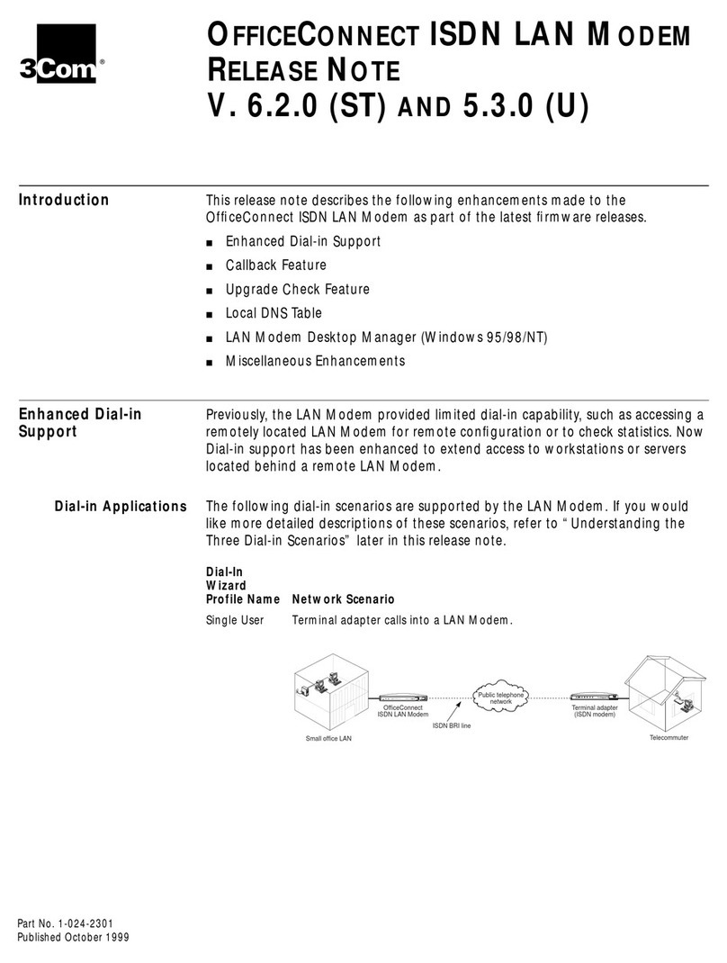 3Com OfficeConnect 3C891A Instruction Manual