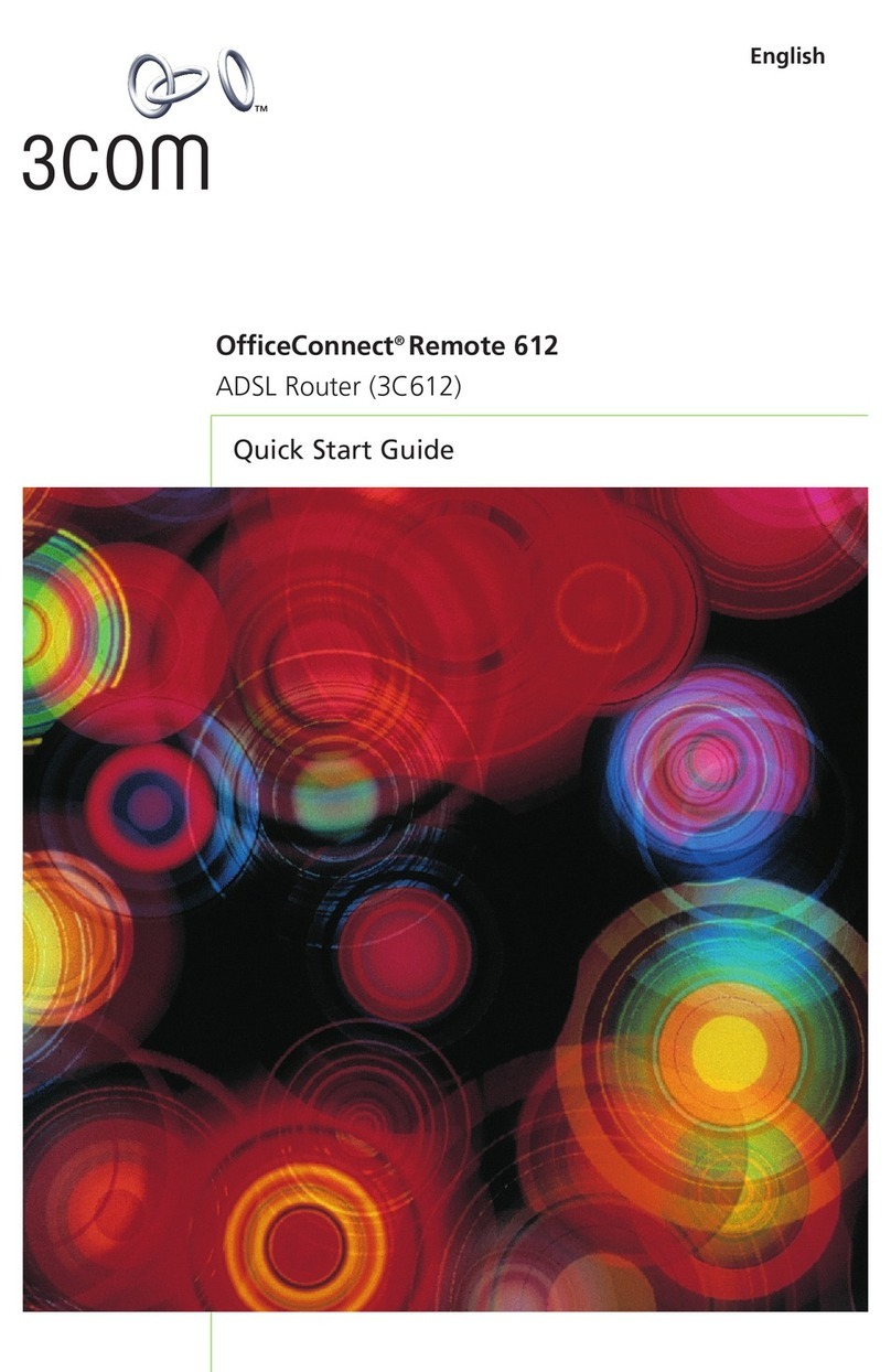 3Com OfficeConnect 3C612 User manual