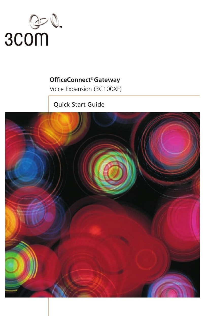 3Com OfficeConnect 3C100XF quick start guide